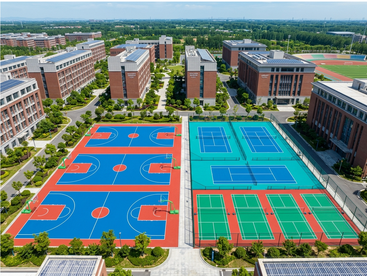 金华市硅PU球场全塑型塑胶跑道 - 哪里好